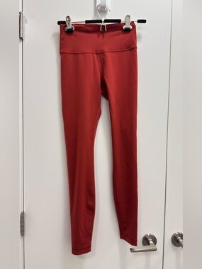 Lululemon Wunder train HR tight size 6 with inseam 28” Legging Cayenne